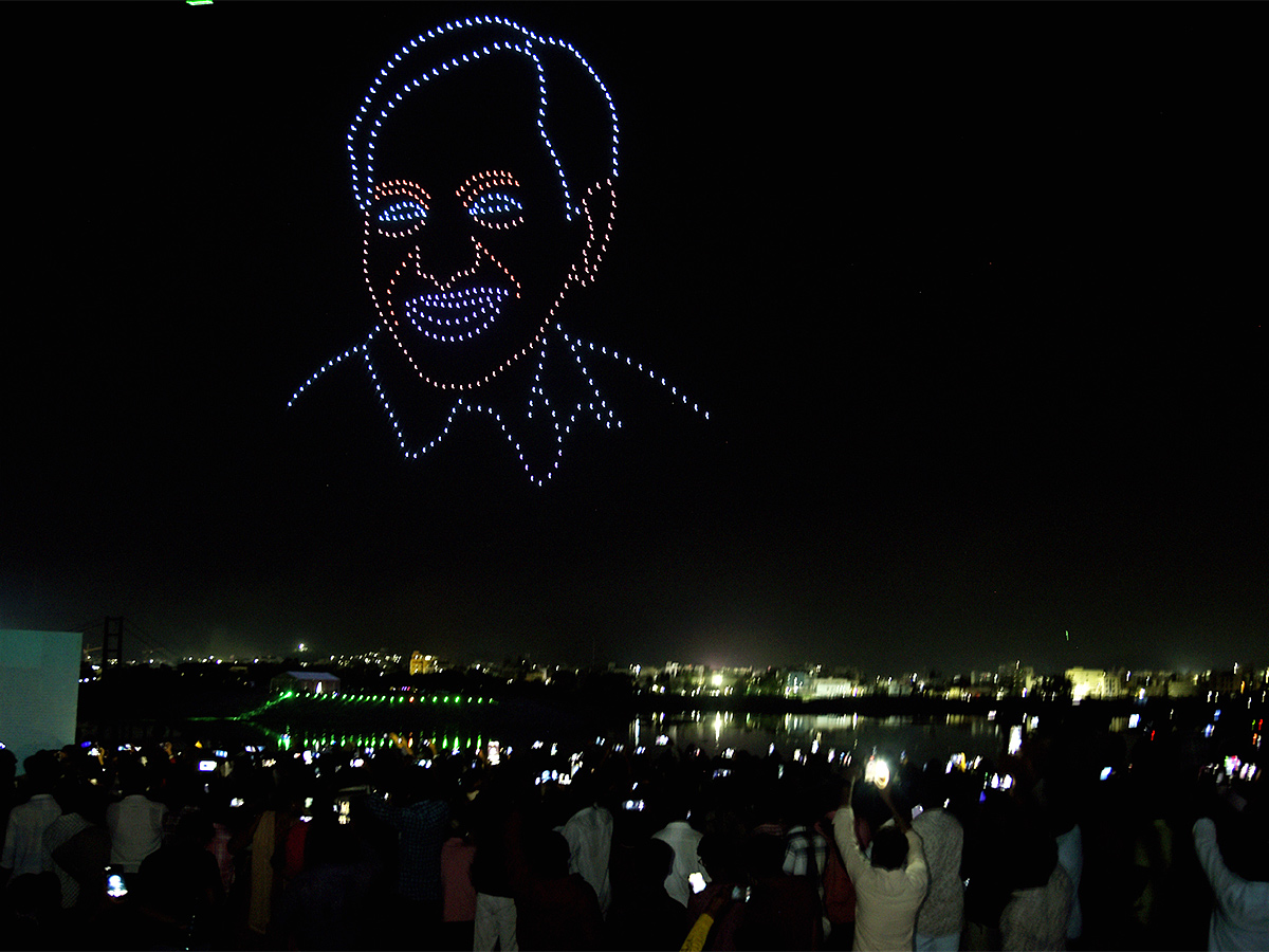 Drone Show In Mahaboobnagar Photos - Sakshi2