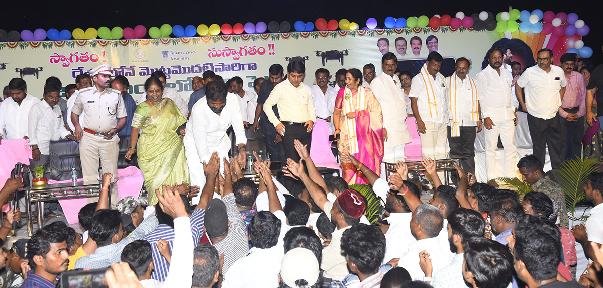 Drone Show In Mahaboobnagar Photos - Sakshi6