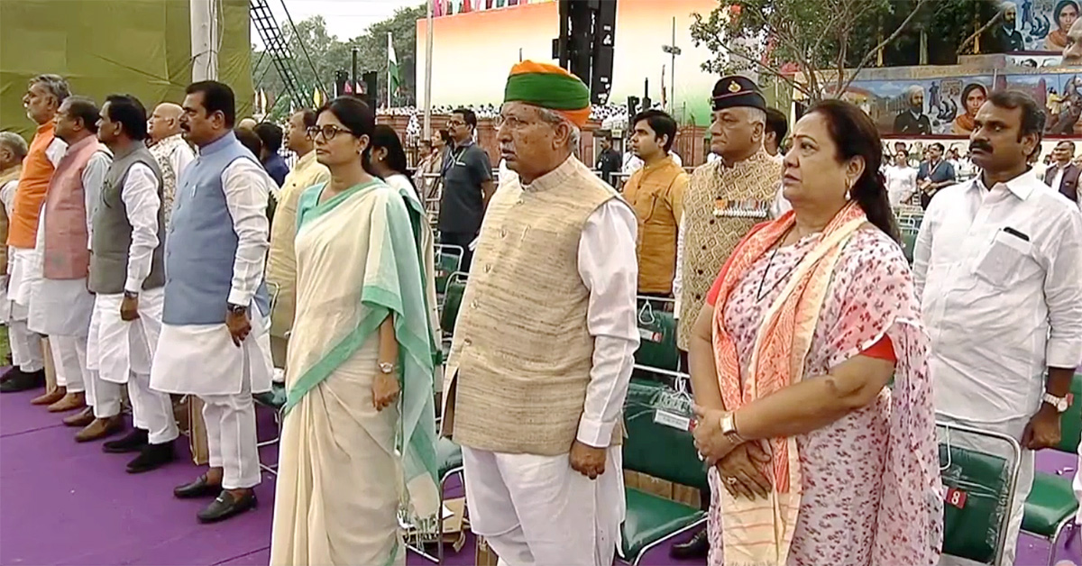 Red Fort on the occasion of the 77th Independence Day in New Delhi - Sakshi10