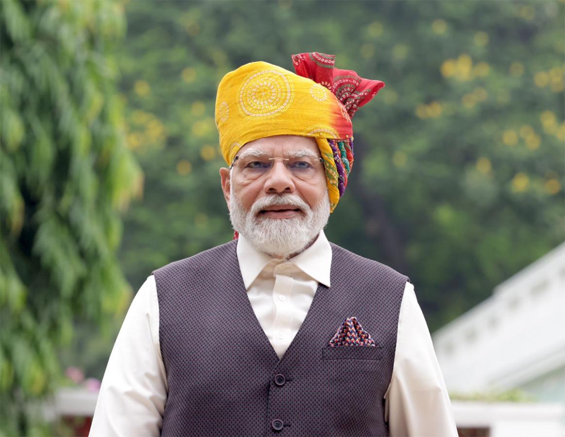 Red Fort on the occasion of the 77th Independence Day in New Delhi - Sakshi5