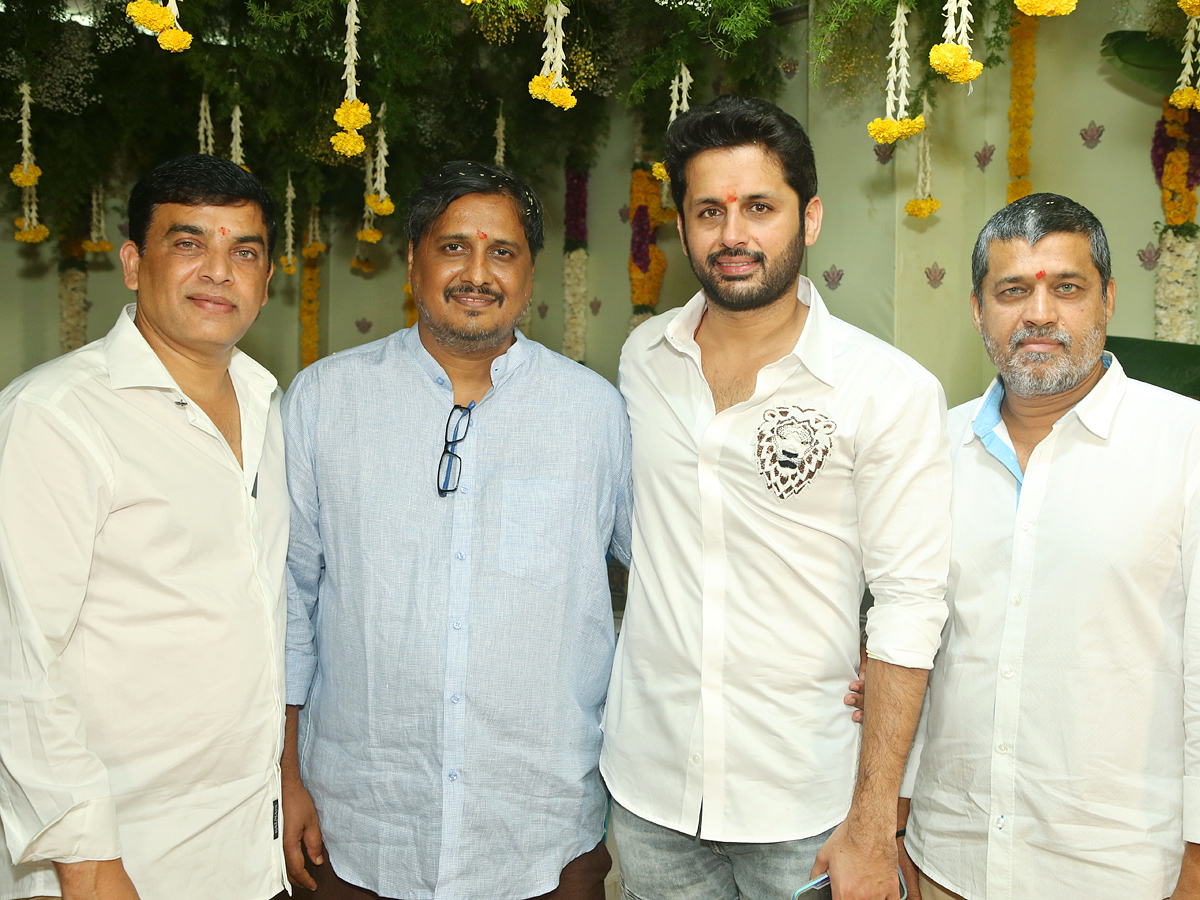 Nithiins New Movie Thammudu launched With pooja ceremony Photos - Sakshi2