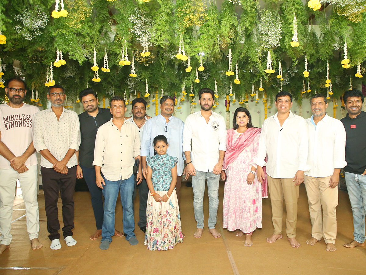 Nithiins New Movie Thammudu launched With pooja ceremony Photos - Sakshi3