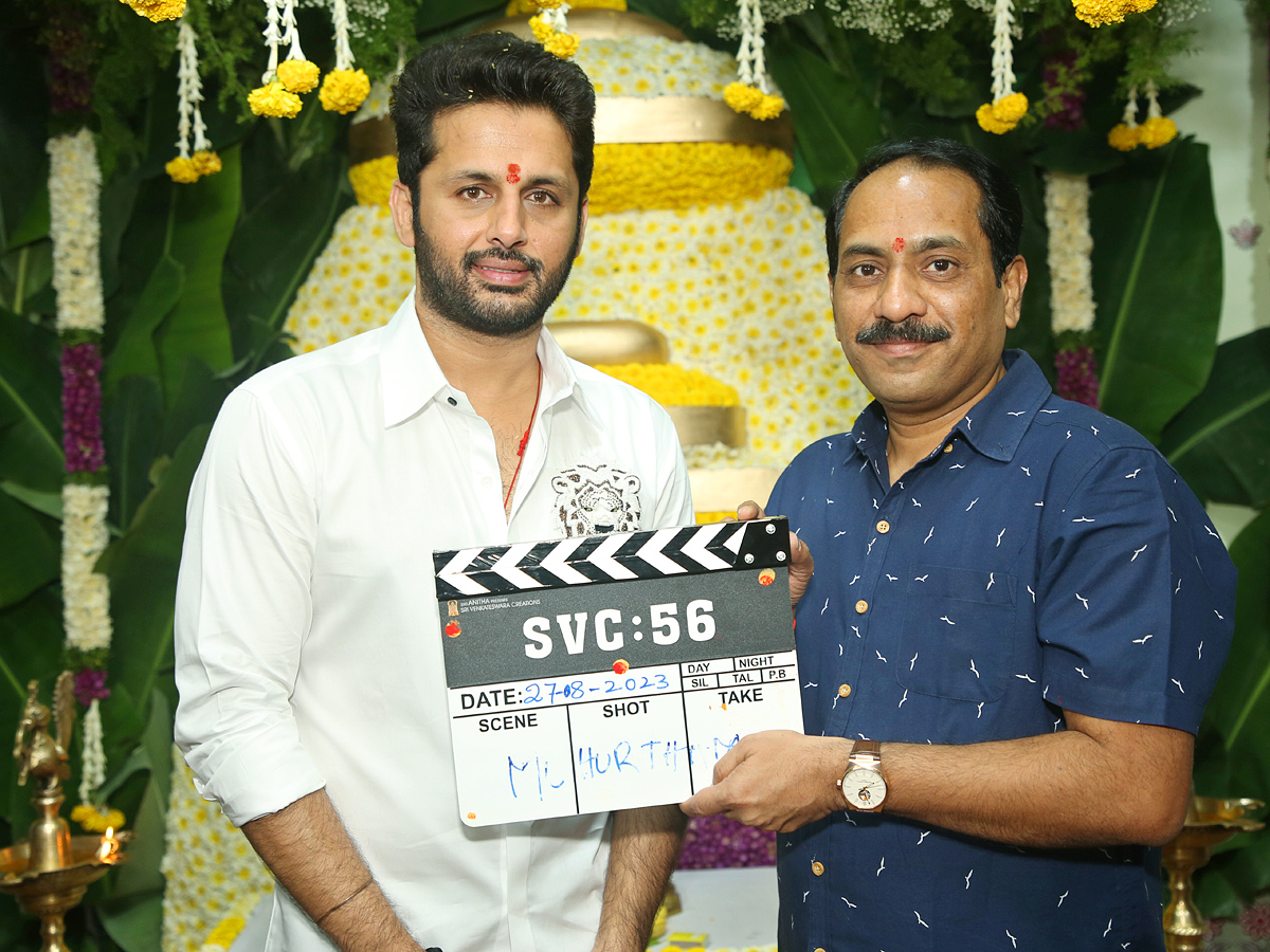 Nithiins New Movie Thammudu launched With pooja ceremony Photos - Sakshi5