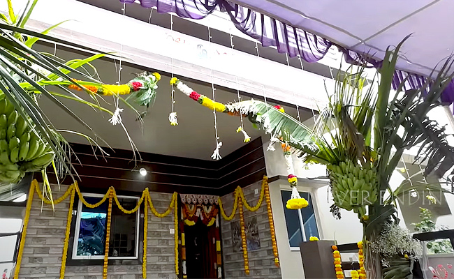 Telugu Serial Actress Priyanka Jain New House warming Ceremony Photos - Sakshi2