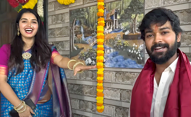 Telugu Serial Actress Priyanka Jain New House warming Ceremony Photos - Sakshi8
