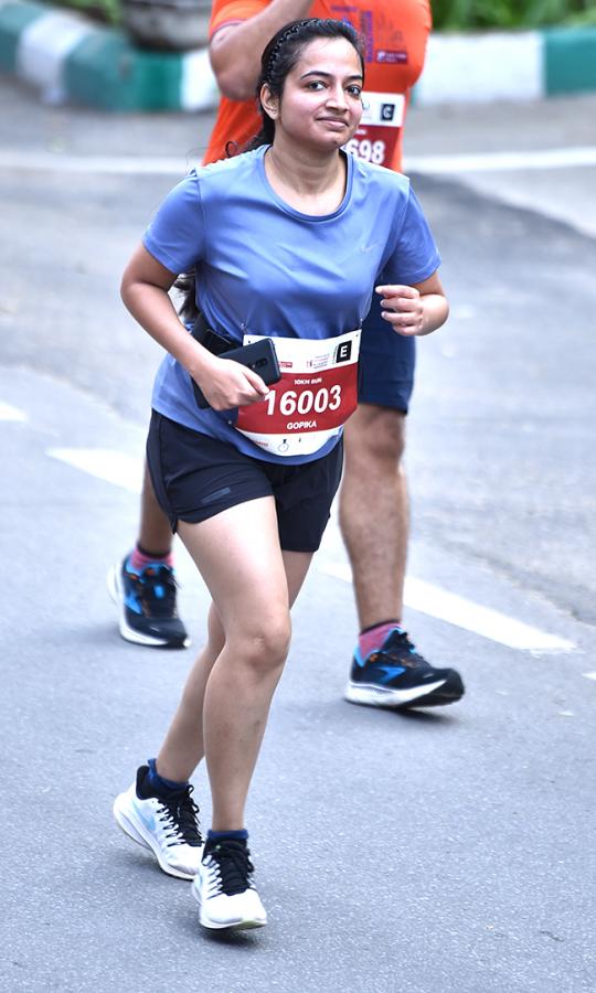 The half marathon ended at Gachibowli Stadium - Sakshi7