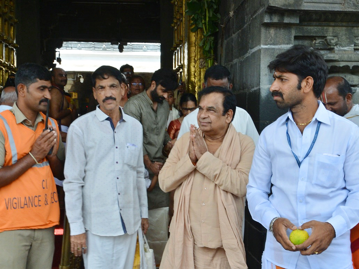 Brahmanandam Family Visits Tirumala Venkateswara Swami Temple Photos - Sakshi9