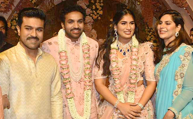Celebrities at Kadiri Balakrishna Son Eashan Engagement Ceremony Photos - Sakshi9