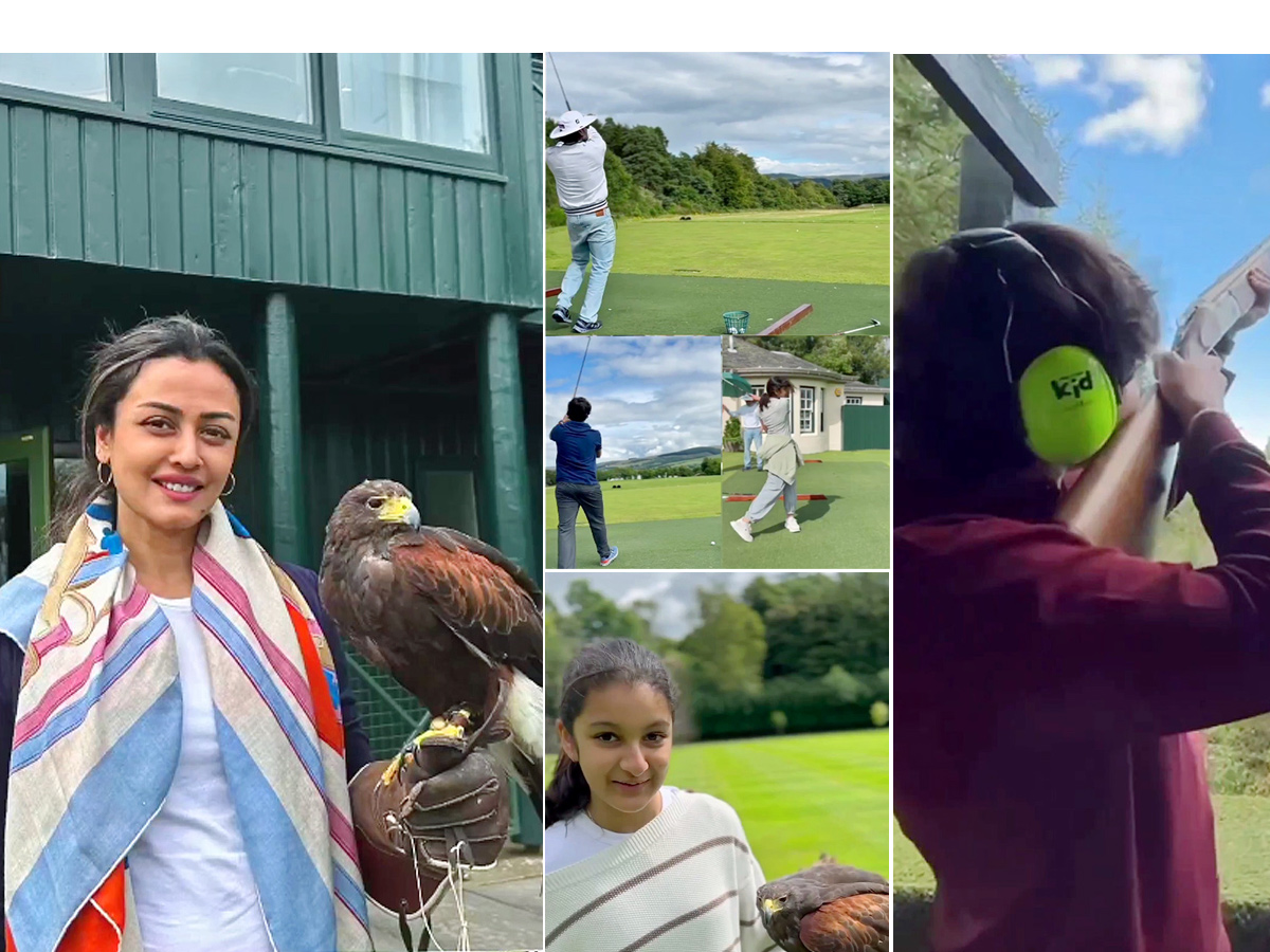 Mahesh Babu Family Enjoying in Scotland Photos - Sakshi1