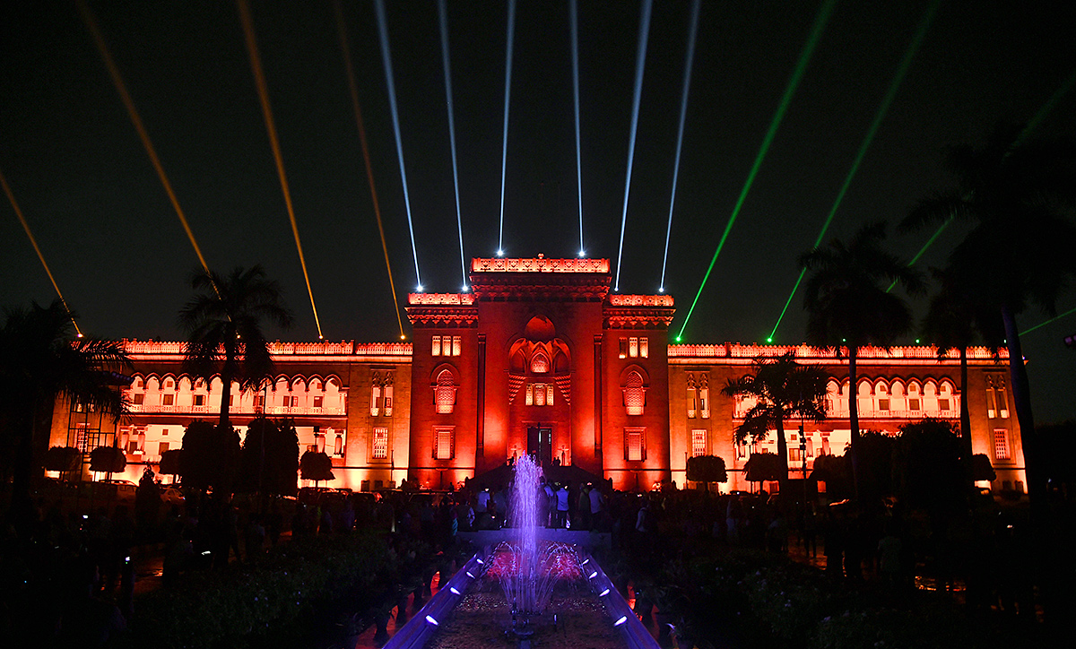 Dynamic Lighting Show at Osmania University Photos - Sakshi12