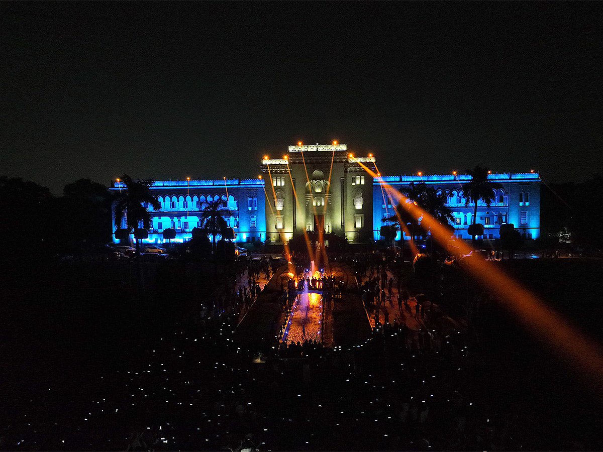 Dynamic Lighting Show at Osmania University Photos - Sakshi13