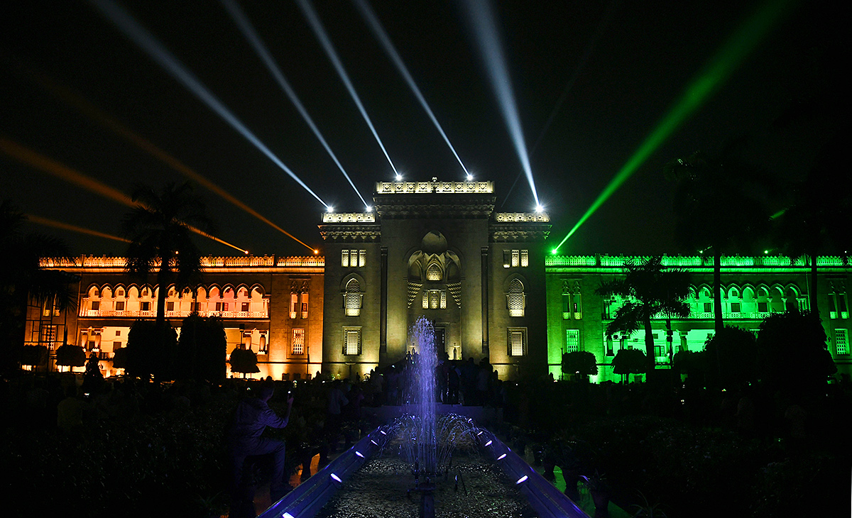 Dynamic Lighting Show at Osmania University Photos - Sakshi17