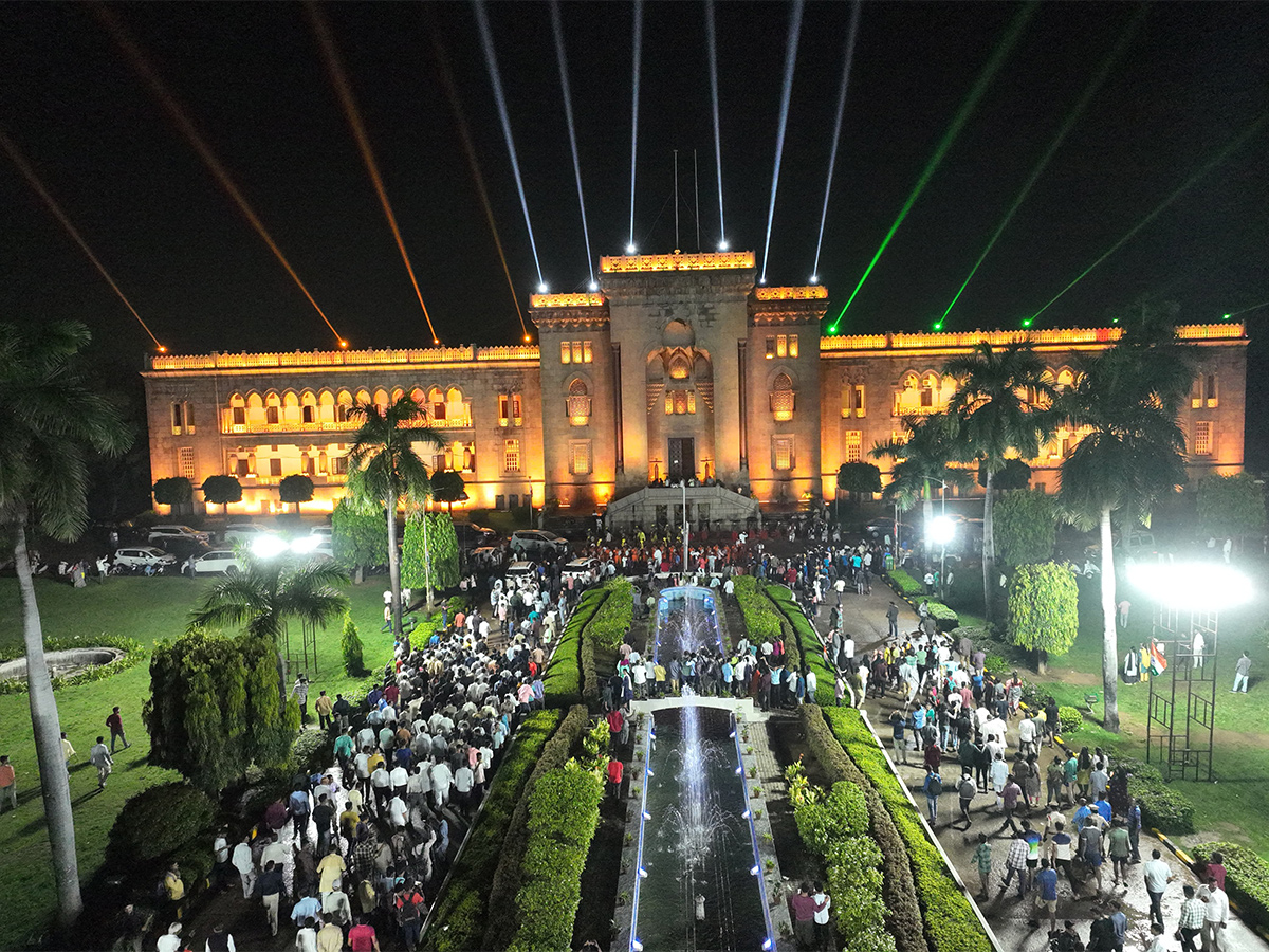 Dynamic Lighting Show at Osmania University Photos - Sakshi20
