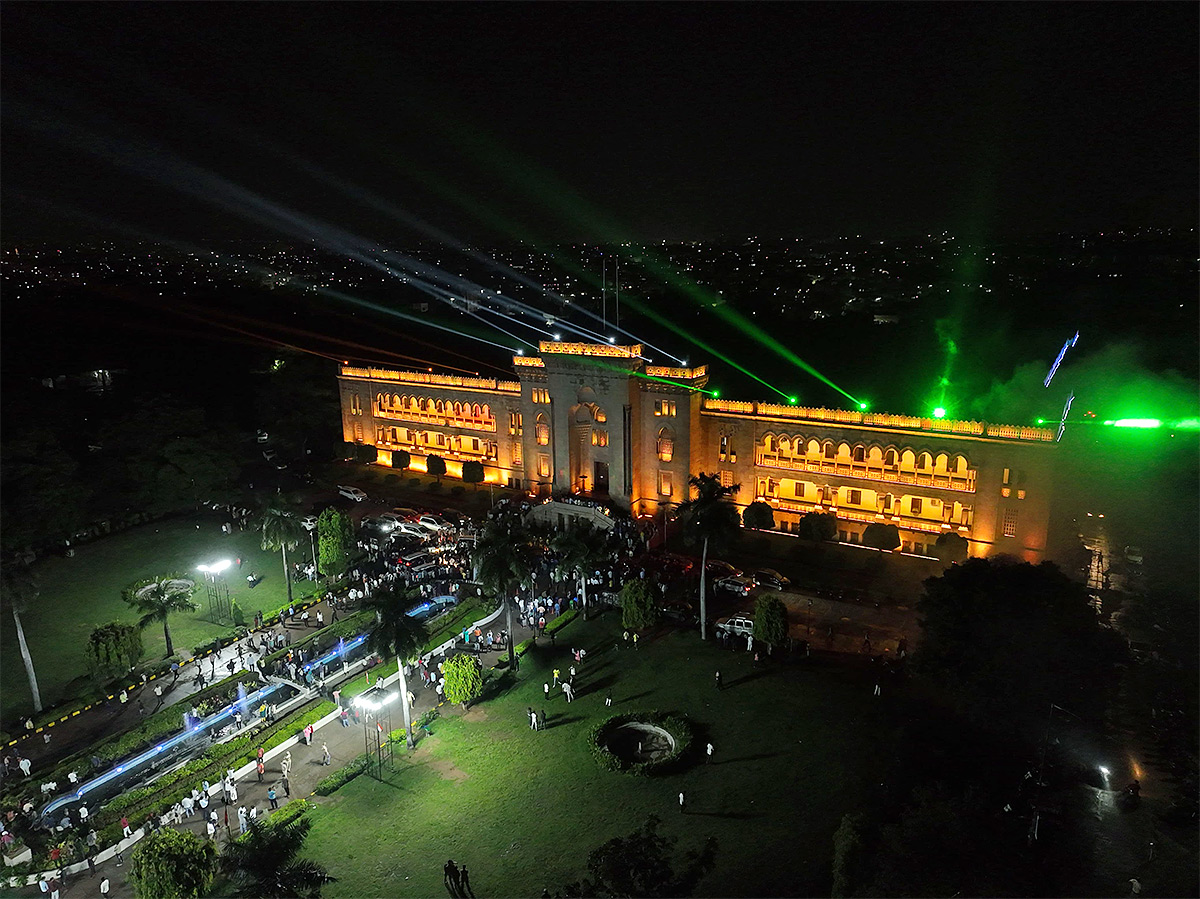 Dynamic Lighting Show at Osmania University Photos - Sakshi23