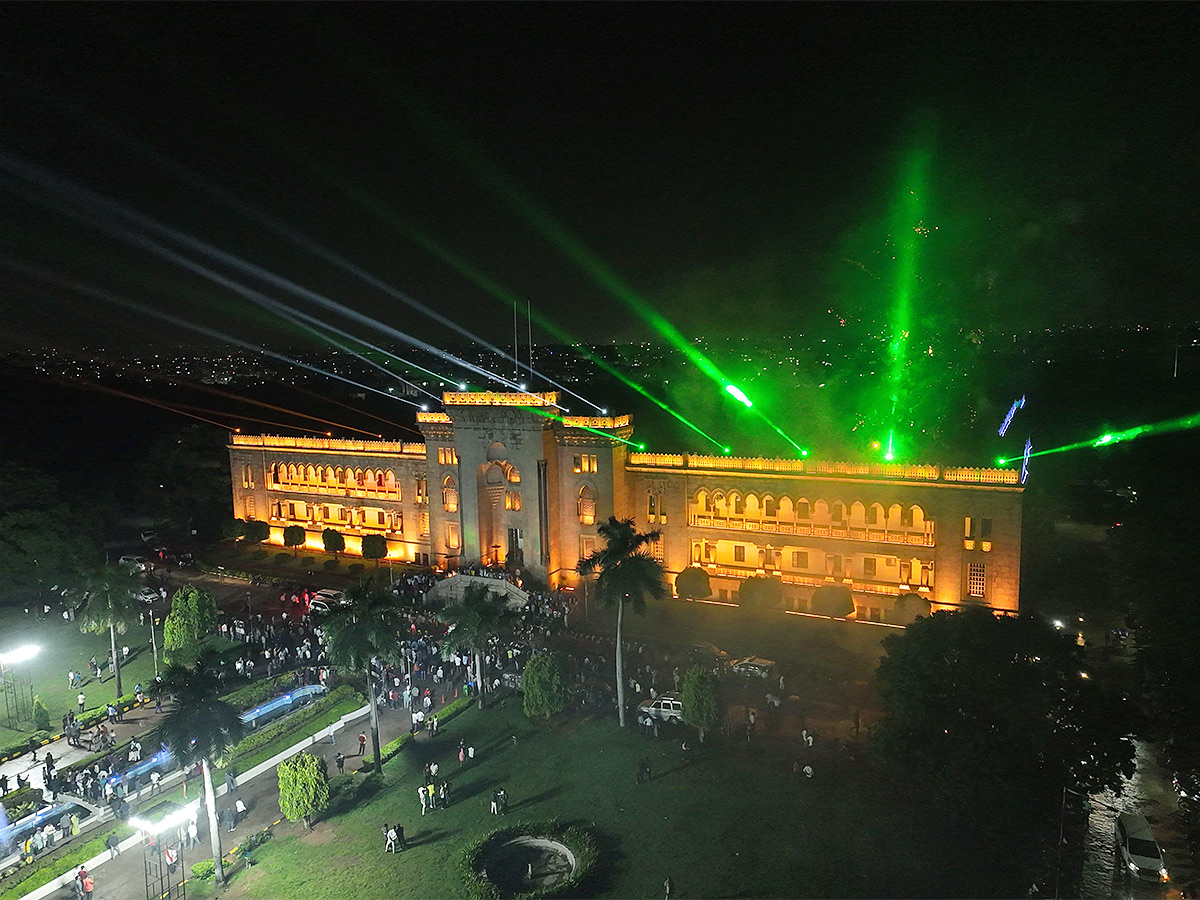 Dynamic Lighting Show at Osmania University Photos - Sakshi27
