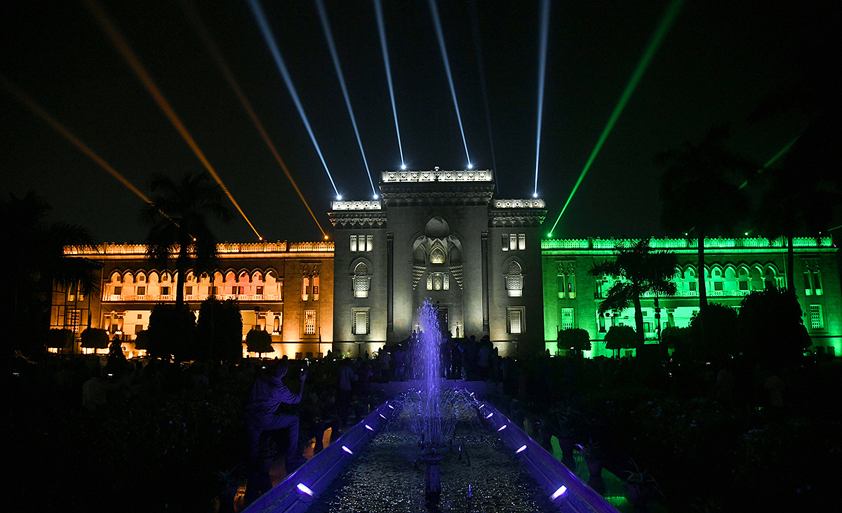 Dynamic Lighting Show at Osmania University Photos - Sakshi28