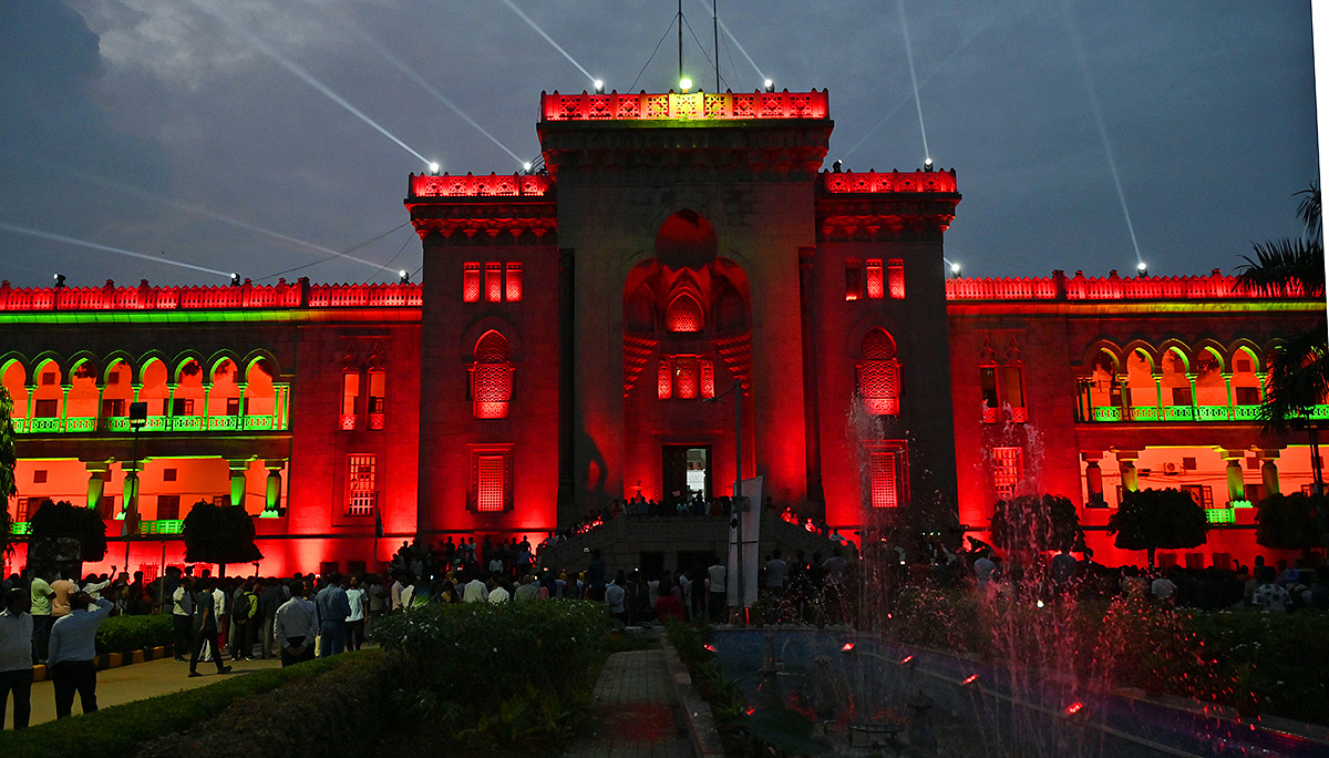 Dynamic Lighting Show at Osmania University Photos - Sakshi8
