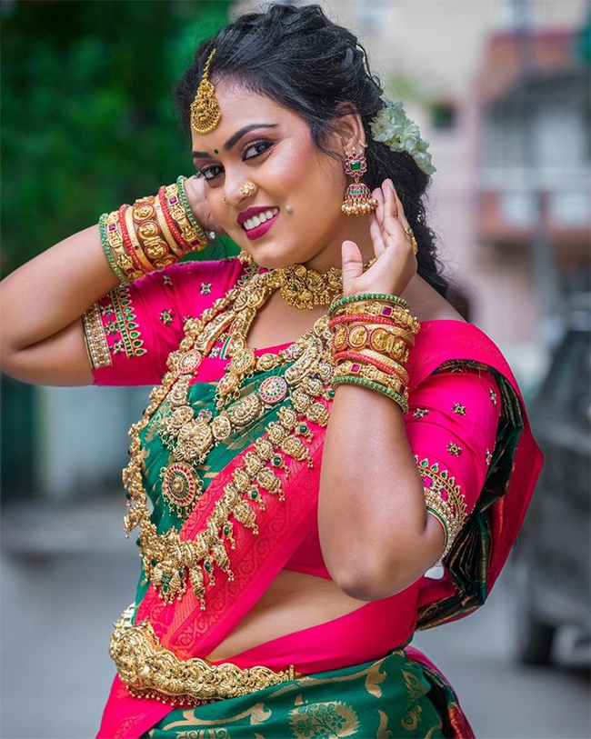 Gandhi Vishnu Priya at junior silk smitha - Sakshi17