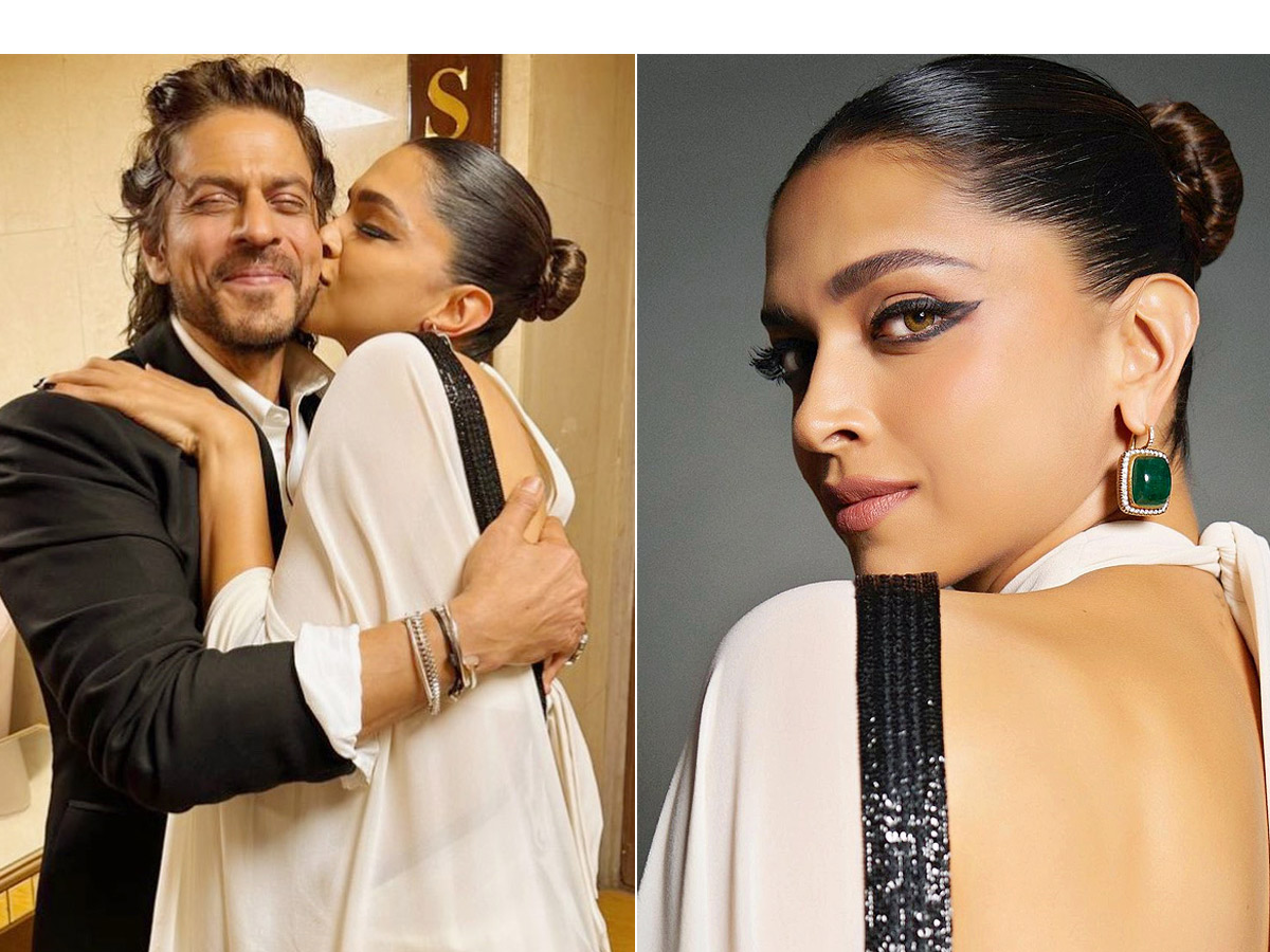 Shahrukh Khan KISS Deepika Padukone In Jawan Success Celebration PHotos - Sakshi1