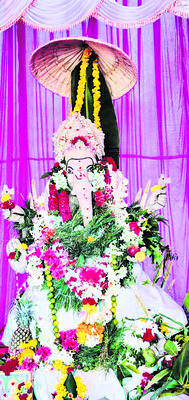 దర్శిలోని పుచ్చలమిట్టలో మట్టి గణపతికి పూజలు5