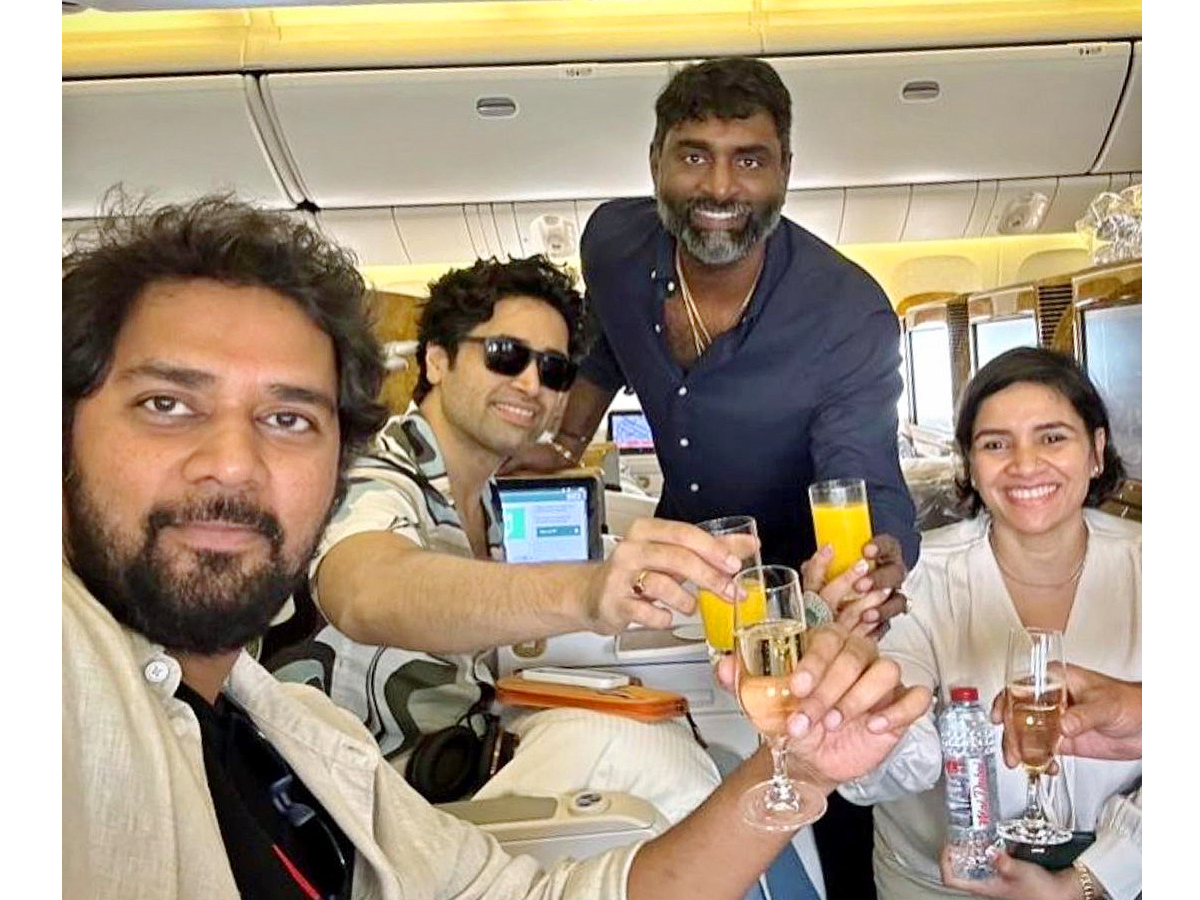 Adivi Seshs Enjoying with industry friends and colleagues in Dubai Photos - Sakshi6