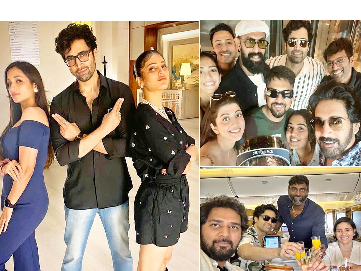 Adivi Seshs Enjoying with industry friends and colleagues in Dubai Photos - Sakshi1