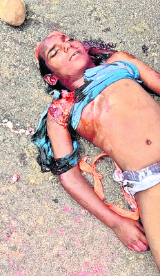 సాయినితిన్‌రెడ్డి మృతదేహం 
1