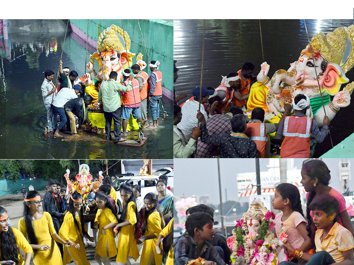  fifth Day Ganesh Nimajjanam Photos - Sakshi1