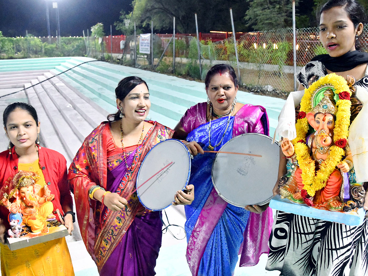  fifth Day Ganesh Nimajjanam Photos - Sakshi6