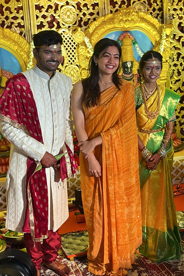 Rashmika Mandanna Attends Her Assistant Wedding Photos - Sakshi2