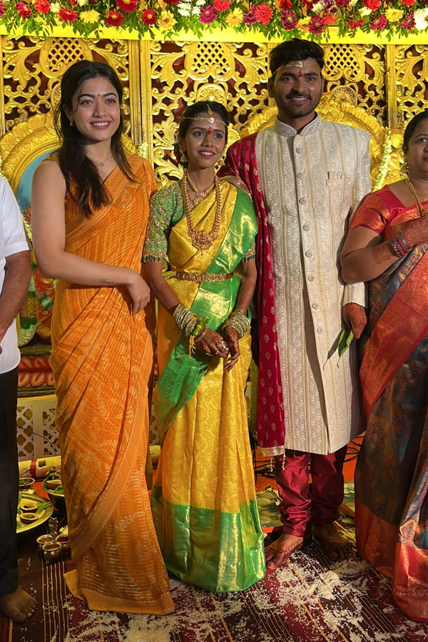 Rashmika Mandanna Attends Her Assistant Wedding Photos - Sakshi16