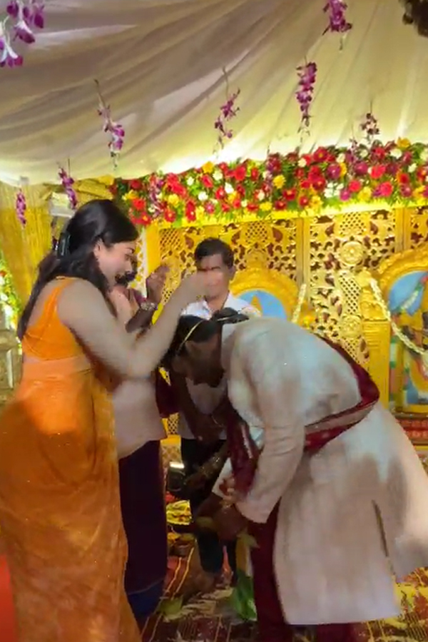 Rashmika Mandanna Attends Her Assistant Wedding Photos - Sakshi13