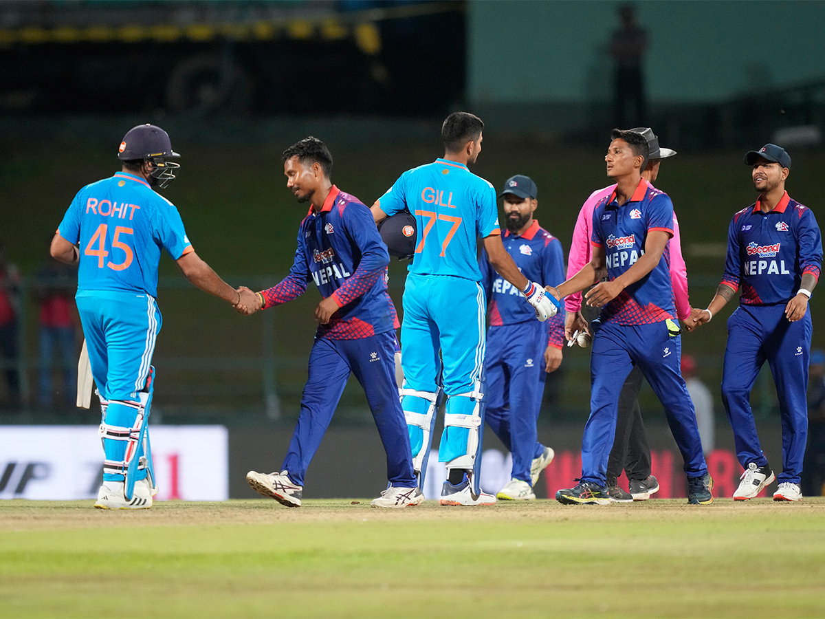Asia Cup cricket match between India and Nepal in Pallekele - Sakshi2