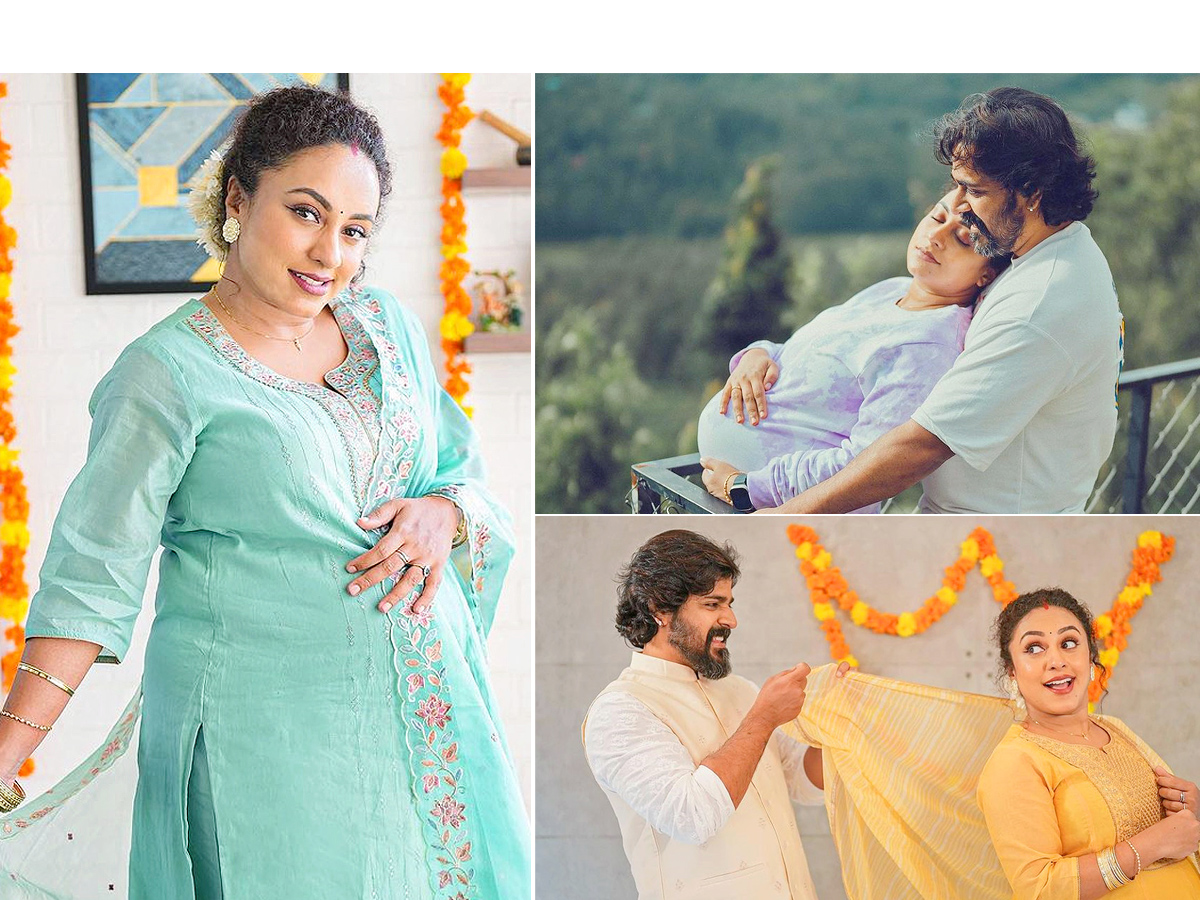 Pearle Maaney Pregnancy Photoshoot going viral on Internet Photos - Sakshi1