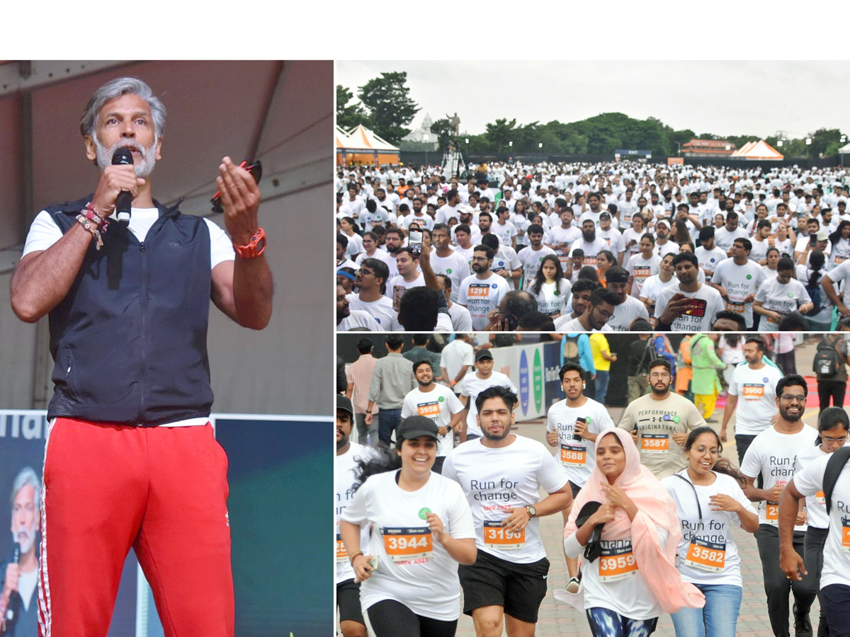 Amazon Run for Change Event at Necklace road Hyderabad Photos - Sakshi1