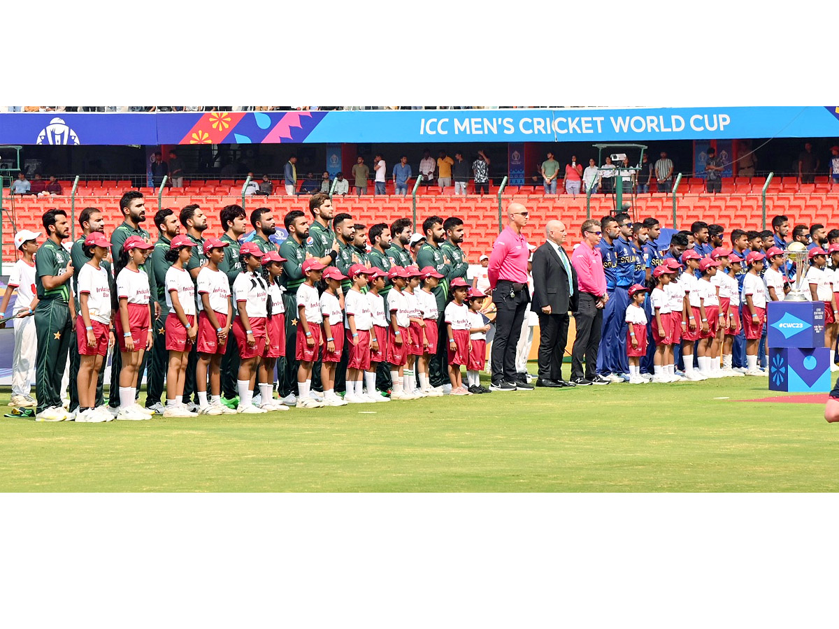 Pak Vs SL icc world cup cricket match in uppal stadium photos - Sakshi9