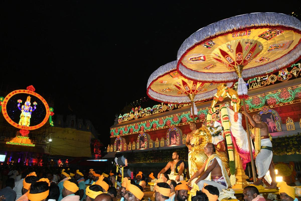 Tirumala Srivari Navaratri Brahmotsavam 2023 Hamsa Vahana Seva Photos - Sakshi4