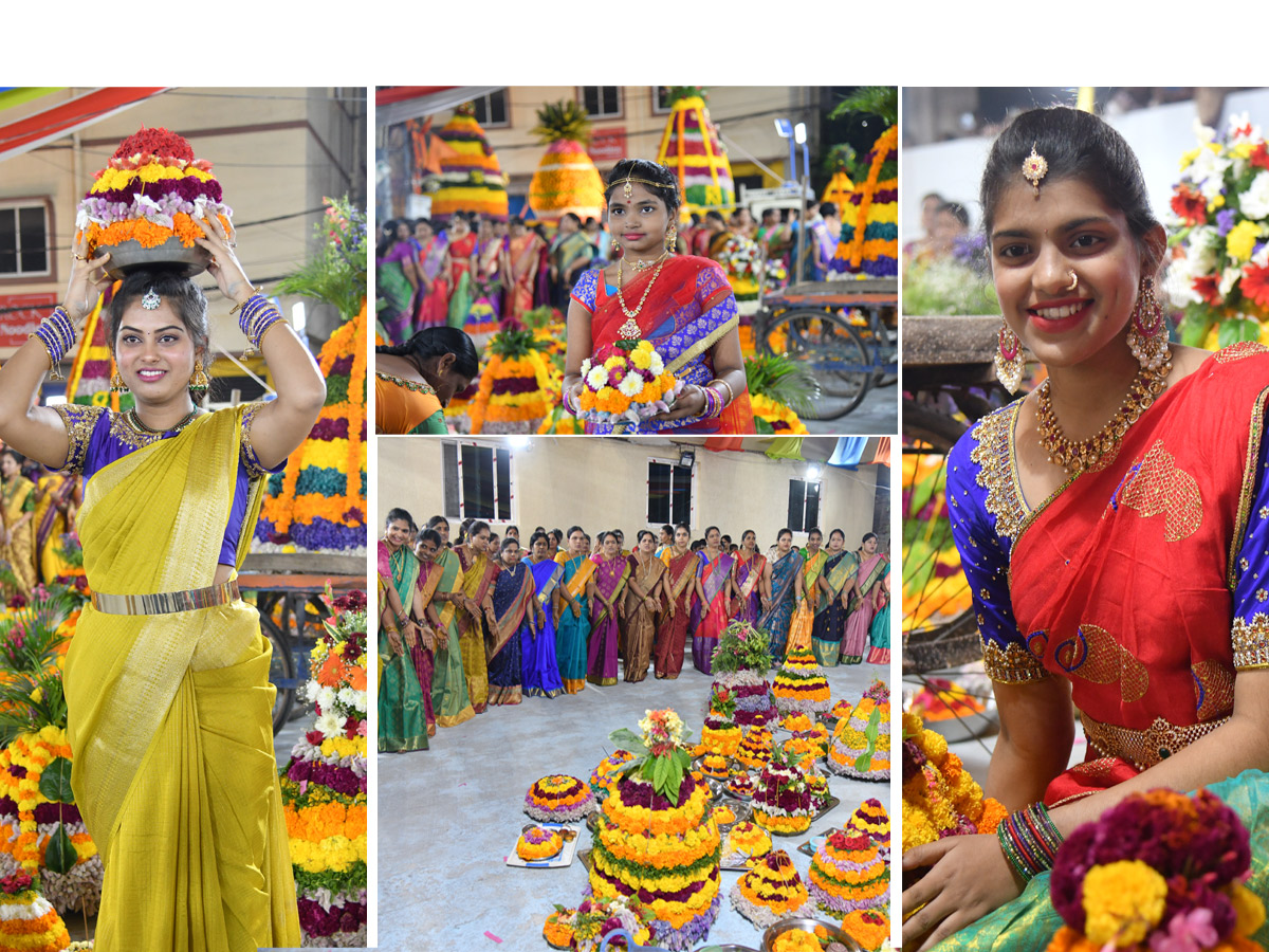 saddula bathukamma CeleBrations in Telangana Photos - Sakshi1