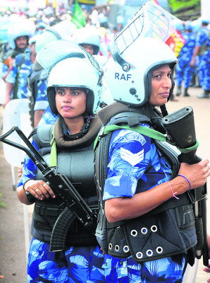 నగరమంతటా భారీ బందోబస్తు ఏర్పాటు  
1