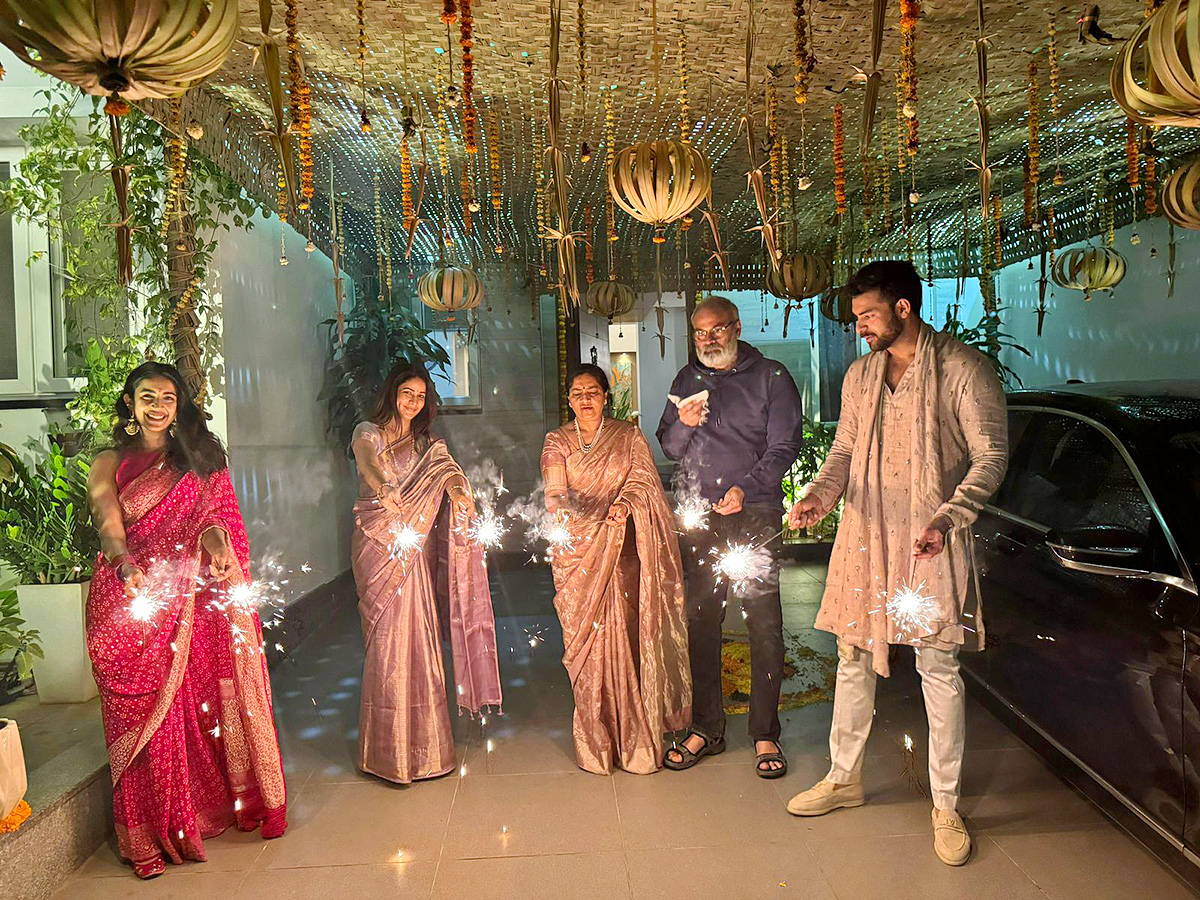 Movie Stars Participated In Diwali Celebrations - Sakshi5