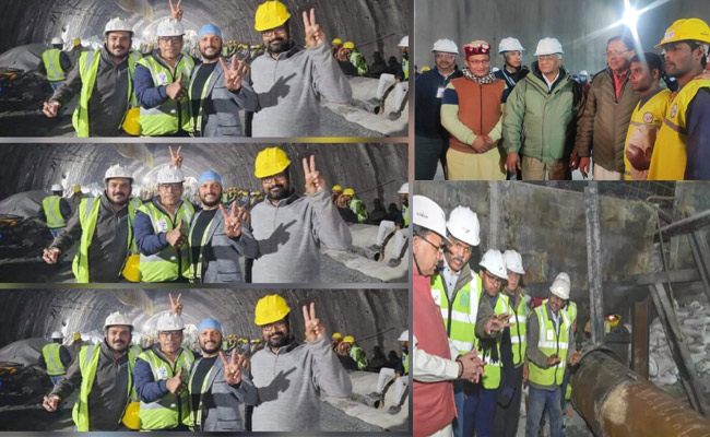 All 41 Trapped Workers Rescued Successfully After 17 Days PHotos - Sakshi6