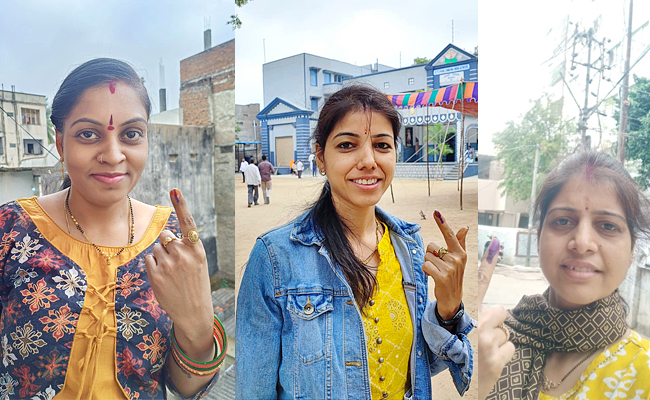 Telangana Assembly Elections 2023: Sakshi Selfie Mania Photo Gallery1