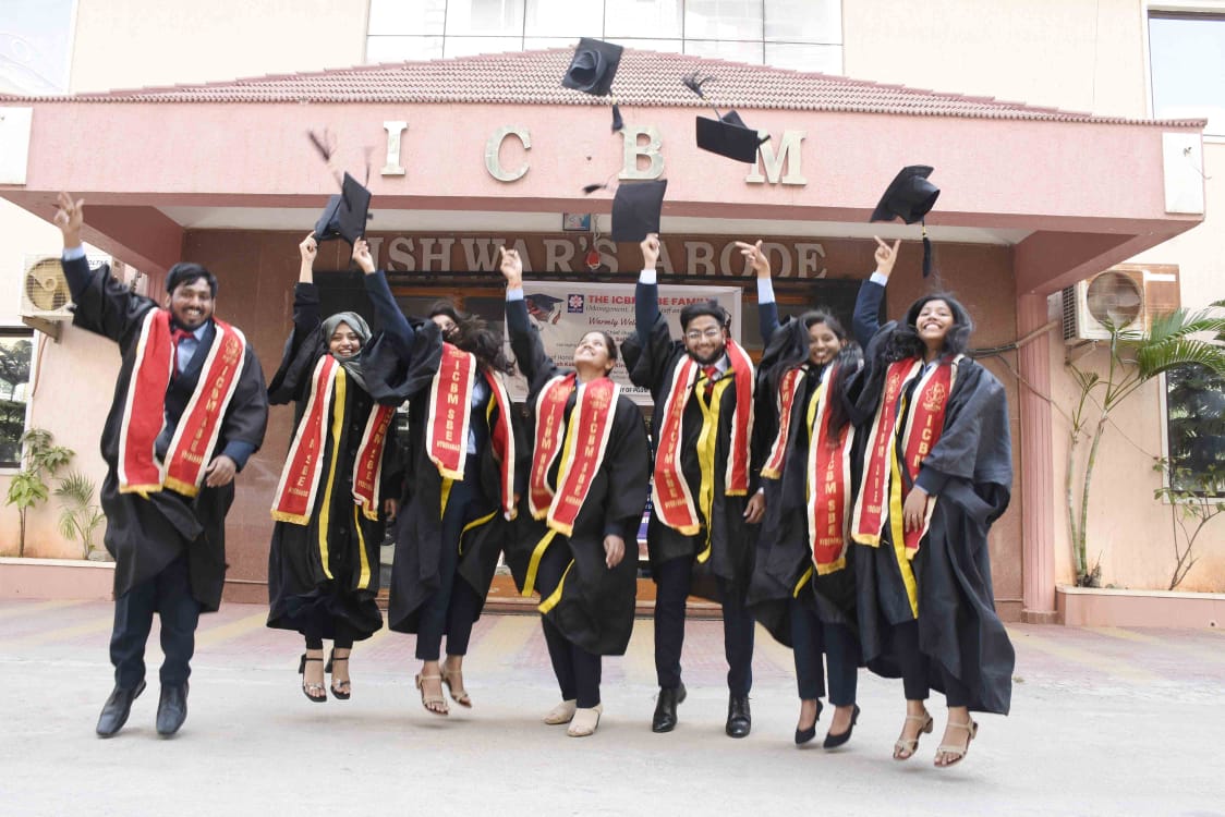 Students Celebrates 16th Convocation Ceremony ICBM School of Business Excellence at Attapur Hyderabad Photos - Sakshi13