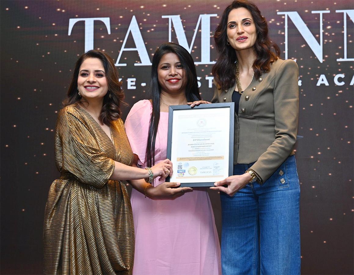 Grand Tamannaah Makeup Academy Convocation Pics - Sakshi17