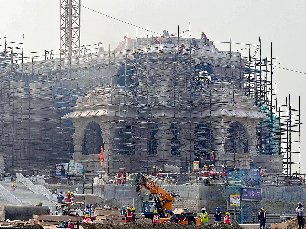 ayodhya new ram mandir photo - Sakshi16