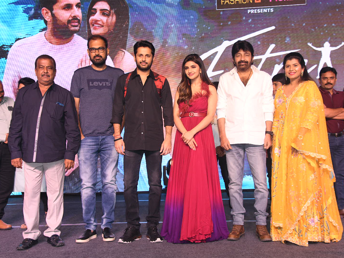Nithiin Extra Ordinary Man Pre Release Event - Sakshi15