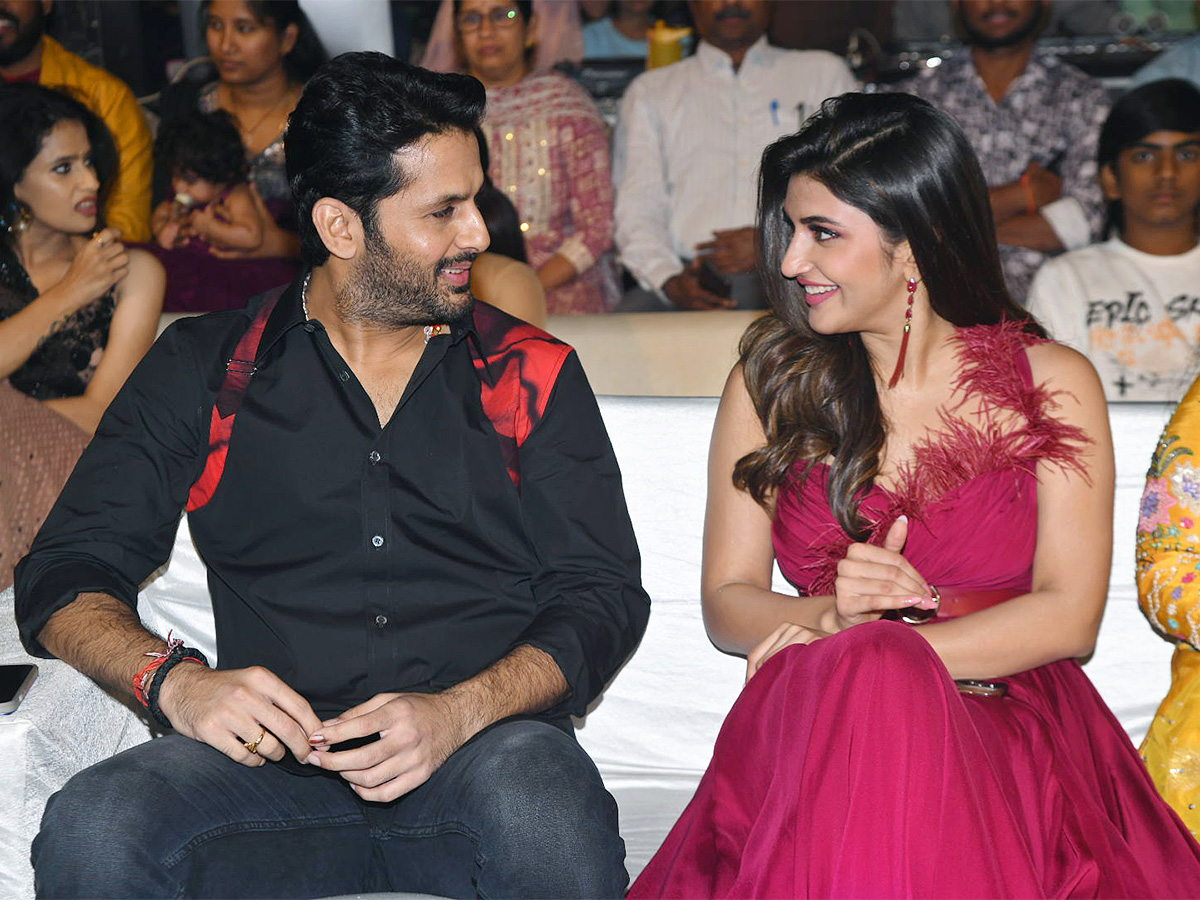 Nithiin Extra Ordinary Man Pre Release Event - Sakshi19