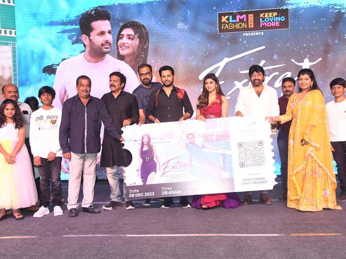 Nithiin Extra Ordinary Man Pre Release Event - Sakshi2
