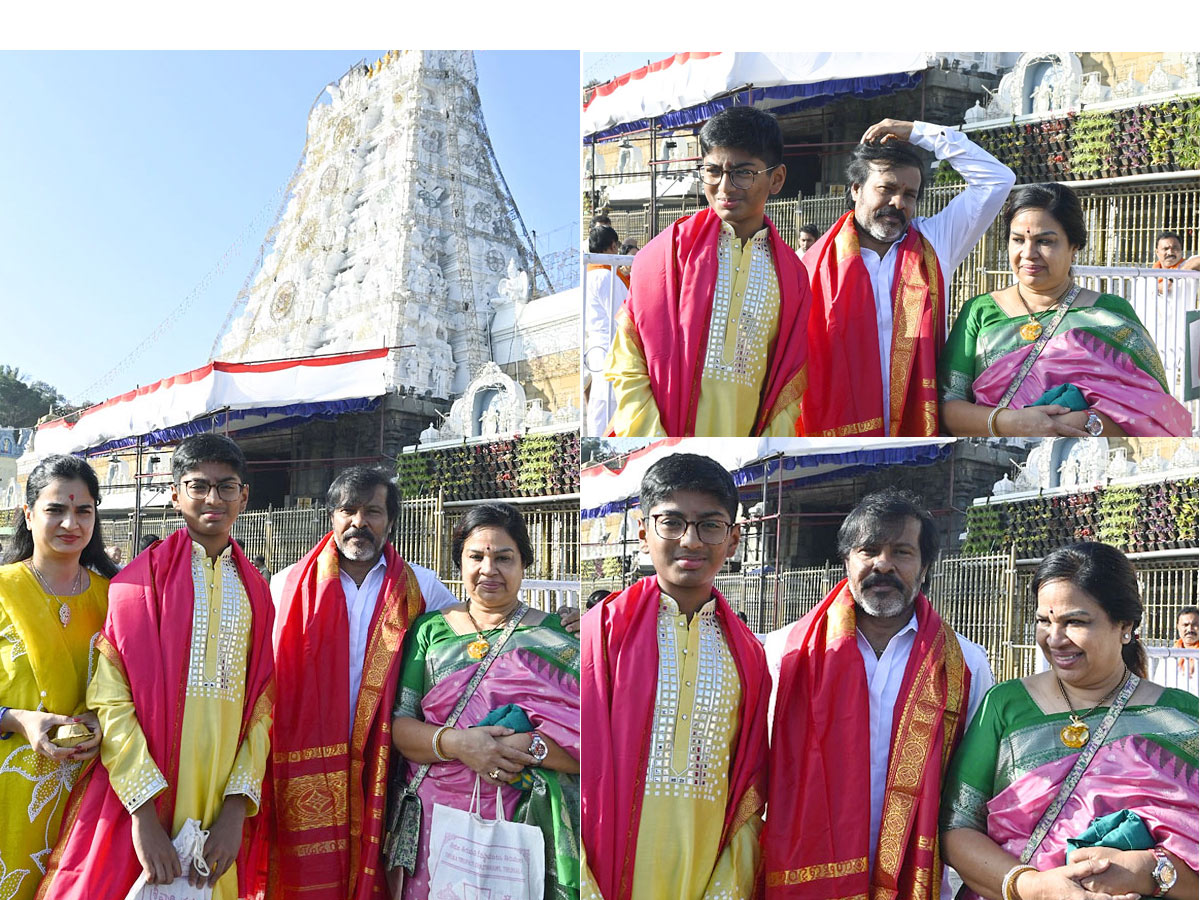 Cinematographer Chota K. Naidu With Family Visited Tirumala Temple Photos - Sakshi1