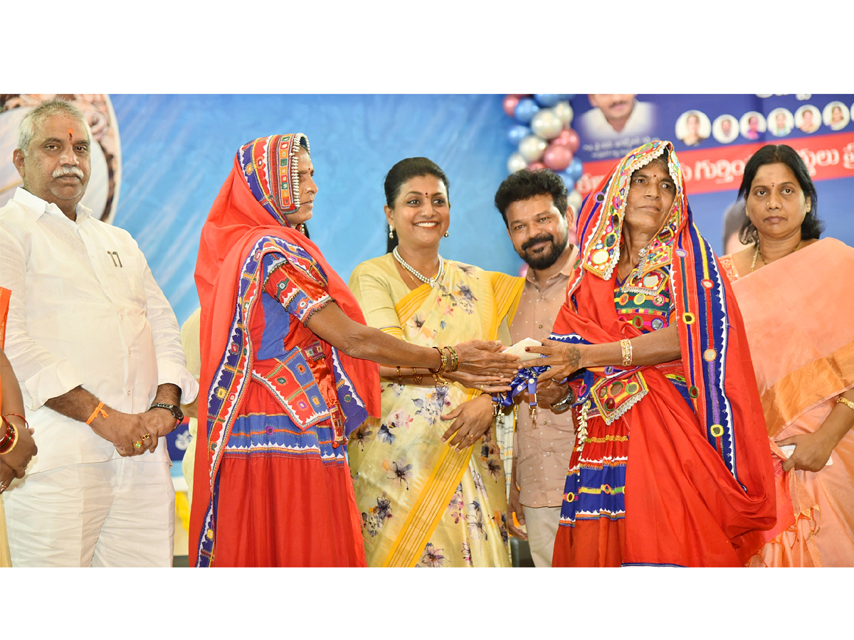 Honble Minster Roja Distributed Tourism ANd Cultural Artist ID Cards Photos - Sakshi2
